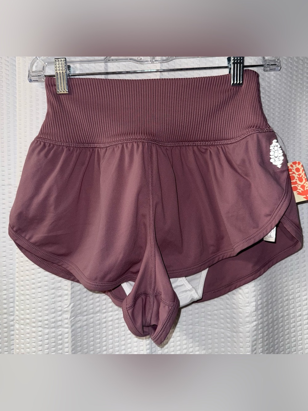 Nwt Free People Movement Mauve Elastic Waist Pull-on Game Time Shorts Sz XS